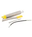 Pistole mazací ruční MASTERTOOL maznice 500 ml, ohebná hadice, ohnutá mazací trubice 81-8801