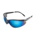 Brýle ochranné MASTERTOOL SPORTLINE BLUE MIRROR proti poškrábání ANTI-SCRATCH, nastavitelná délka pantu 82-0002