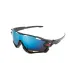 Brýle ochranné MASTERTOOL SPORTLINE BLUE MIRROR panoramatická čočka, proti poškrábání ANTI-SCRATCH 82-0007