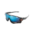 Brýle ochranné MASTERTOOL SPORTLINE BLUE MIRROR panoramatická čočka, proti poškrábání ANTI-SCRATCH 82-0007