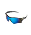 Brýle ochranné MASTERTOOL SPORTLINE BLUE MIRROR panoramatická čočka, protiskluzové bočnice 82-0011