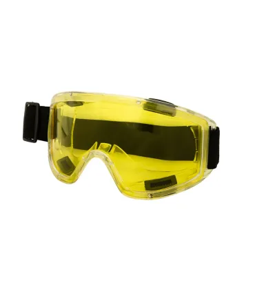 Brýle utěsněné MASTERTOOL ANTI-SCRATCH žluté, 4 ventilační otvory, l-class 82-0402