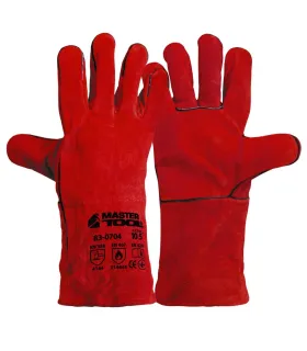 Rukavice svářečské MASTERTOOL červené 10, 5" 83-0704