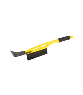 Auto kartáč na sníh MASTERTOOL se škrabkou na led 100 mm YELLOW 520 mm 84-0003