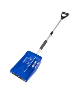 Lopata na sníh MASTERTOOL do auta, hliníková teleskopická násada 850 - 1090 mm 84-0019