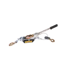 Naviják ruční lanový MASTERTOOL 2T ocelové nákladní lano 4 mm*2 m, 2 háky 86-8021
