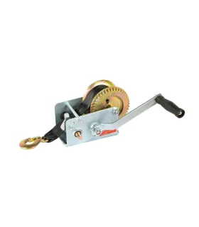 Naviják ruční lanový s klikou MASTERTOOL textilní pás 8 m 907 kg 86-8290