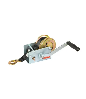 Naviják ruční lanový s klikou MASTERTOOL textilní pás 8 m 907 kg 86-8290