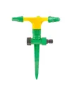Zavlažovač plastový rotační MASTERTOOL 3-ramenný 1/2" s podstavcem 12 m 92-9322
