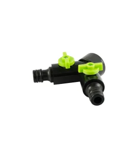 Rozdvojka MASTERTOOL se 2 ventily pro rychlospojky 1/2" vnější závit 92-9327