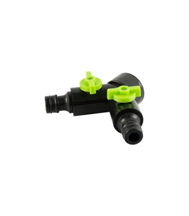 Rozdvojka MASTERTOOL se 2 ventily pro rychlospojky 1/2" vnější závit 92-9327