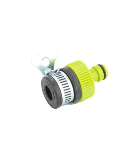 Adaptér na kohoutek MASTERTOOL 1/2"-3/4" s těsněním a svorkou 92-9328