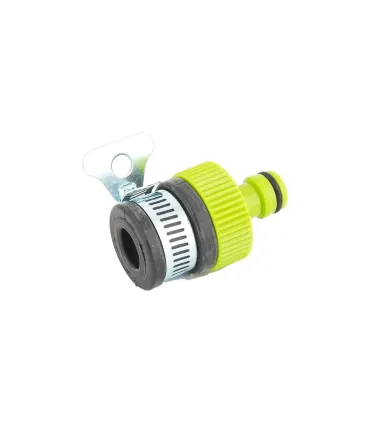 Adaptér na kohoutek MASTERTOOL 1/2"-3/4" s těsněním a svorkou 92-9328