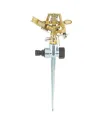Zavlažovač impulsní MASTERTOOL kovový 1/2" s podstavcem 16 m 5, 7-14, 8 l/min 92-9330