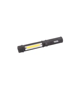 Baterka magnetická MASTERTOOL ruční 1W LED/1W COB LED, 90 Lum/6500K, 50 m, 3xAAA, ABS 94-0806