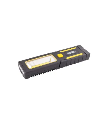 Baterka magnetická MASTERTOOL ruční s odpružením 4*0, 4W LED/3W COB LED, 150L/8000K, 10m, 3xAAA, ABS 94-0808