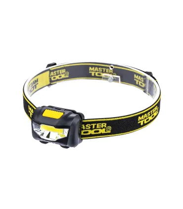 Lampa čelová MASTERTOOL 3 funkce, 1W COB LED, 90 Lum/7000K, 10 m, 3xAAA, ABS 94-0811
