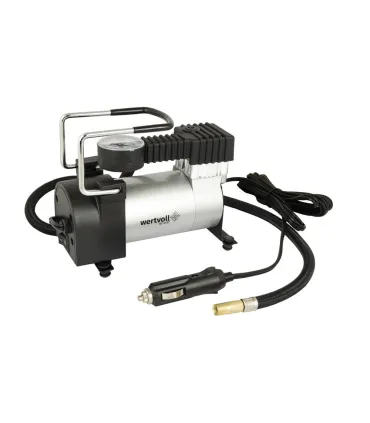 Kompresor do auta WERTVOLL 37 l/min 12V/8A/100W/150Psi, úložné pouzdro AC-2137