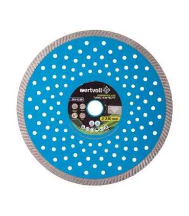 Kotouč na železobeton WERTVOLL TURBO HEAVY DUTY 230*2, 5 mm 0, 24 výška segmentu 10 mm adaptér 22, 2-20 mm DM-4230