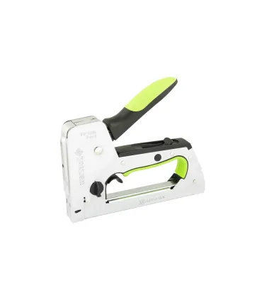 Pistole sponkovací TRIGGERSHOT WERTVOLL 3-v-1 spony R53 4-14 mm/hřebíky s hlavičkou i bez hlavičky14 mm, opláštěná rukojeť TPR F