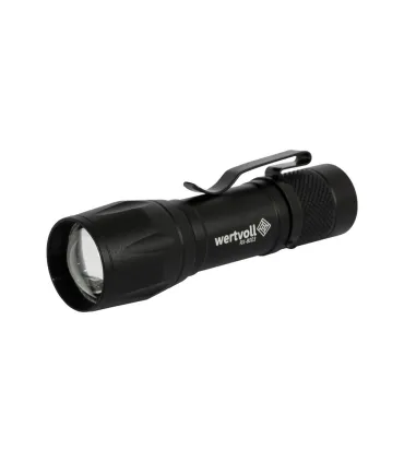 Baterka nabíjecí WERTVOLL 3 funkce nastavitelné 1W LED/1W COB LED 100L/8000K, 50m, USB, Li-ion800mAh, AL RX-8003
