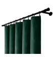 Sametový záves s riasicí páskou – Emerald Velvet, smaragdově zelená