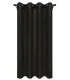 Zatemňovací závěs s kroužky – Blackout Royal Black, černá