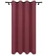 Zatemňovací závěs s kroužky – Blackout Royal Marsala, barva burgundy