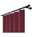 Zatemňovací závěs s řasicí páskou – Blackout Royal Blackout Royal Marsala, barva burgundy