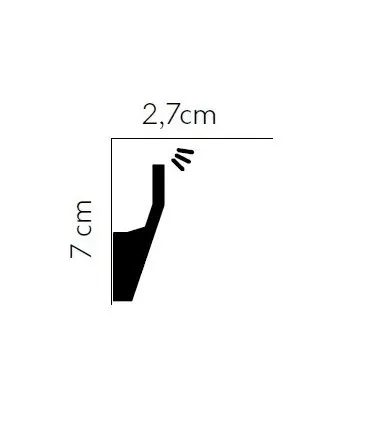Dekorativní osvětlovací lišta na strop MD118 200 x 7 x 2.7 cm Mardom
