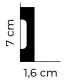 Flexibilní soklová lišta MD359F 200 x 7 x 1.6 cm Mardom