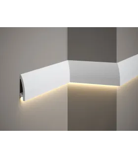 Dekorativní nástěnná lišta MD030 200x8x1,7 cm Mardom vhodná pre LED podsvietenie