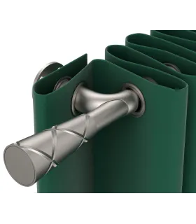 Kovová garnýž Satin 19 mm Wall Blackout Efekt Trapezium