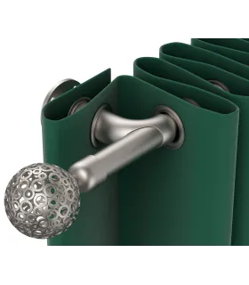 Kovová garnýž Satin 19 mm Wall Blackout Efekt Gula Modern
