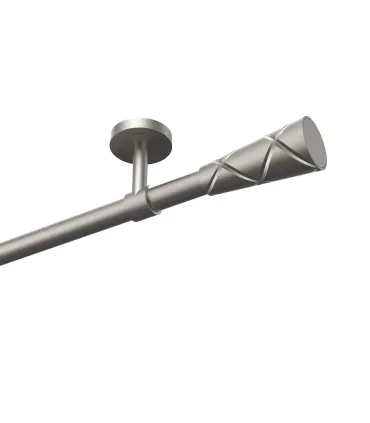 Kovová garnýž Satin 19 mm Wall Blackout Efekt Trapezium