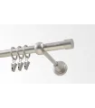Kovová garnýž Satin nickel Ø 16 mm - Pullo