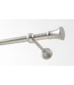 Kovová garnýž Satin nickel Ø 16 mm - Koloseo hladke