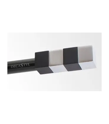 Koncovka  čierna Kvadrat