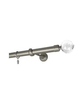 Satin nickel Ø 25 mm - Crystal Gula