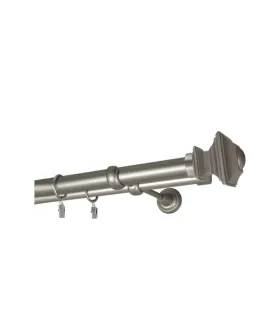 Satin nickel Ø 16 mm - Cylinder