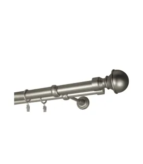 Satin nickel Ø 25/19 mm - Boston