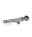 Kovová garnýž Satin nickel Ø 25/19 mm - Boston