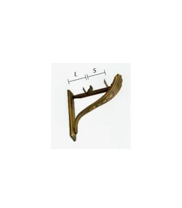 Classic držiak dvojitý stropný zatvorený diam.30/20mm