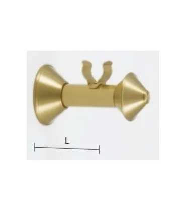 Art Deco držiak jednoduchý zatvorený diam.20mm