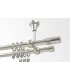 Satin nickel Ø 19 mm - Cylinder