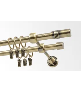 Mosiądz antyczny Ø 19 mm - Cylinder