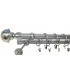 Satin nickel Ø 16 mm - Cylinder