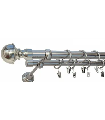 Satin nickel Ø 16 mm - Cylinder