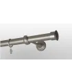 Kovová garnýž Satin nickel  Ø 19 mm - Duo