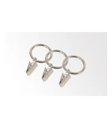 Krúžok so štipcom kus Efekt nerezová oceľ  Ø19 mm